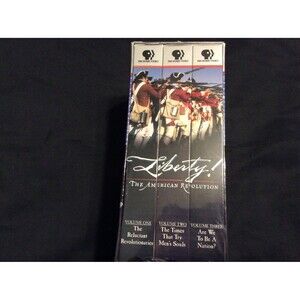 Liberty The American Revolution - VHS - 3-Tape Set - PBS Home Video New & Sealed